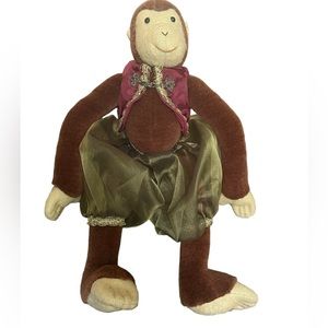 Midwest Plush Monkey Wearing Arabian Clothing Stuffed Animal Toy
